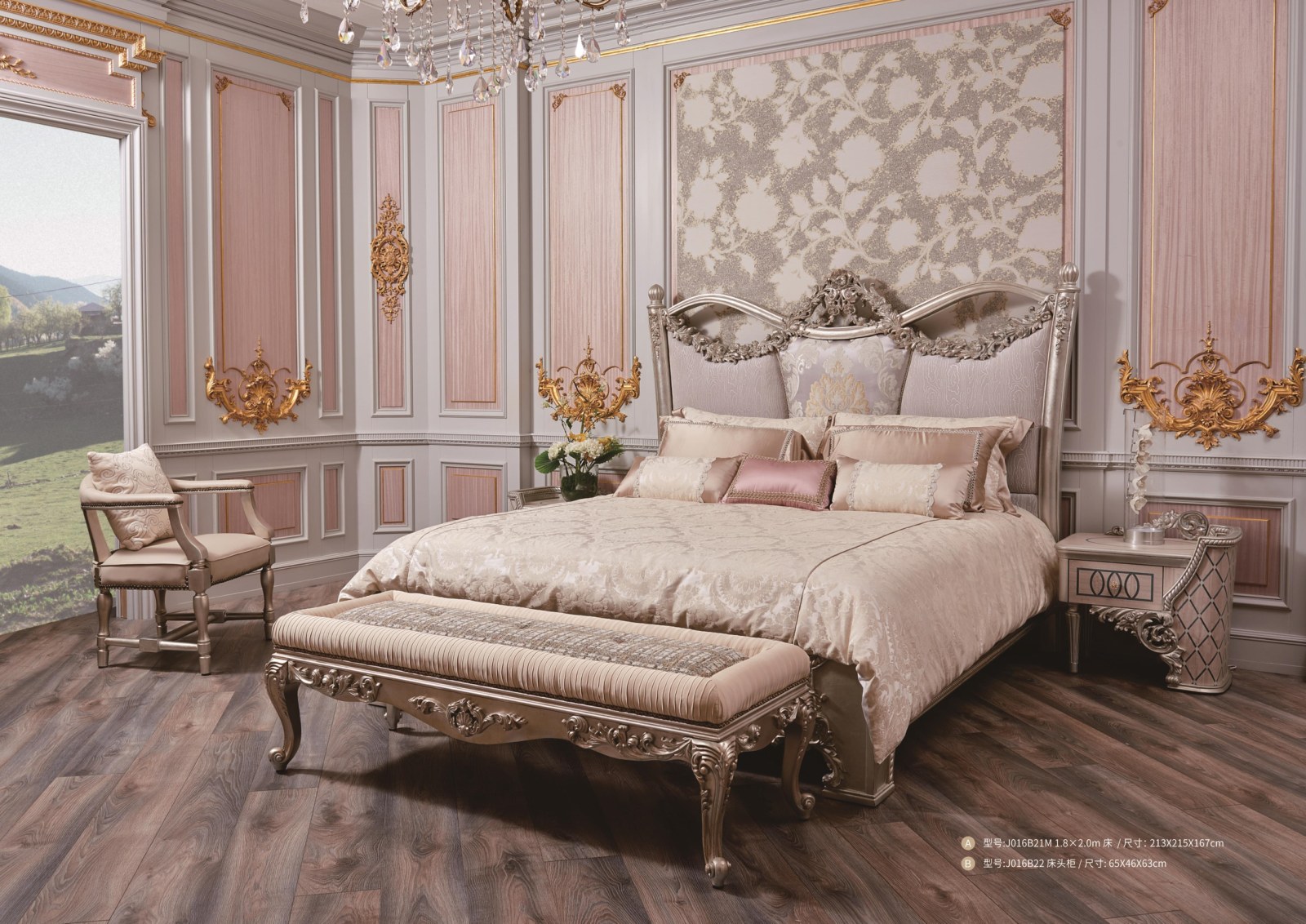 Norman bedroom arrangement